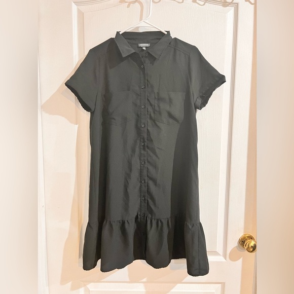 FINAL PRICE Madison Button Up Shirt Dress - Picture 1 of 5